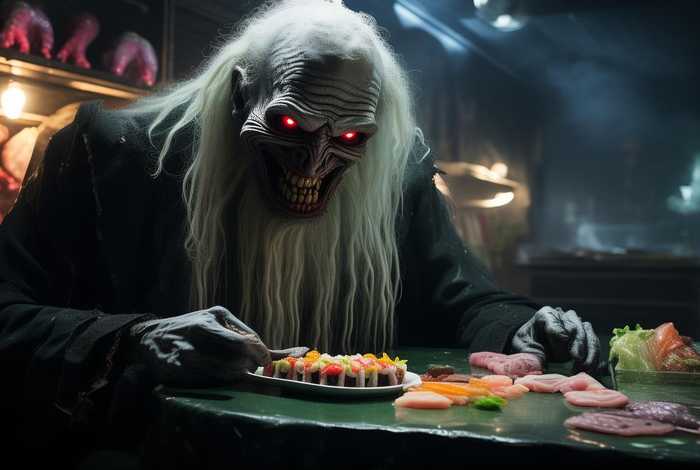 恐怖宠物店伯爵吃了寿司；恐怖宠物店的伯爵是坏人