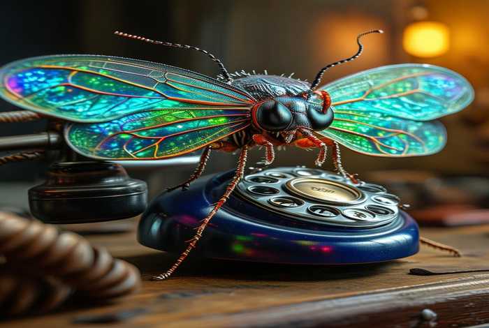 电话虫；电话虫为什么像主人