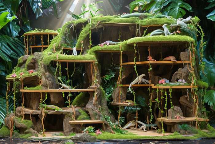 宠物蜥蜴专用攀爬架 宠物蜥蜴专用攀爬架图片