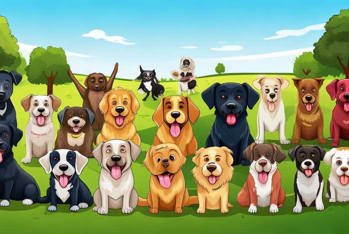 宠物狗的种类及图片及名称；宠物狗的种类及图片及名称介绍