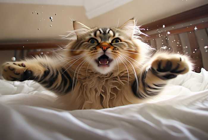 宠物猫被摔下；宠物猫被摔下床怎么办