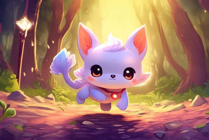 宠物精灵简笔画（可爱精灵宠物简笔画）