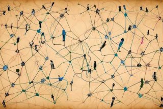 人际网络关系图 - 人际关系网络图手绘