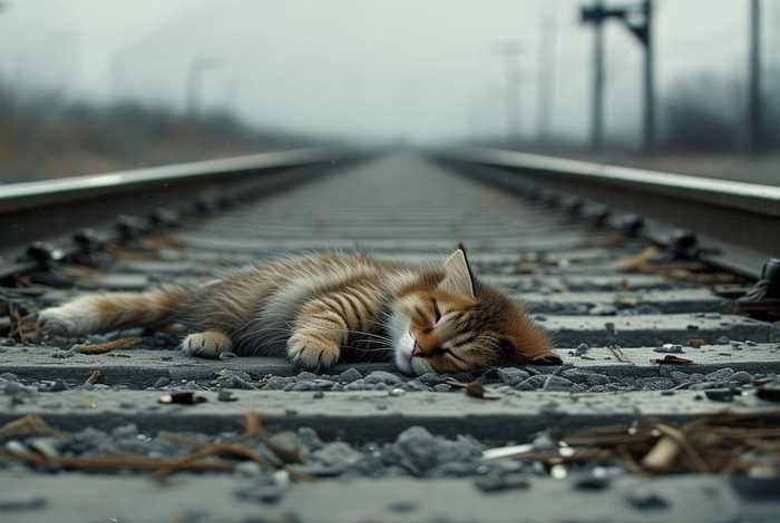 宠物猫被扔下火车后死亡 宠物猫被扔下火车后死亡了