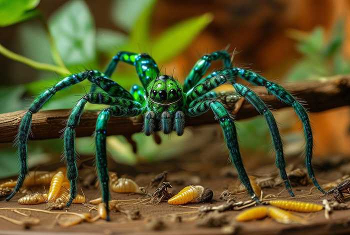 宠物蜘蛛吃啥（宠物蜘蛛吃啥长大的）