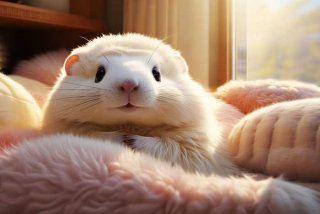 安哥鲁宠物貂图片；安哥鲁宠物貂图片大全