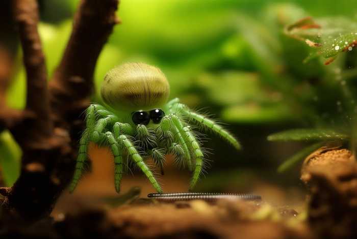 宠物蜘蛛吃什么（宠物蜘蛛幼体吃什么）