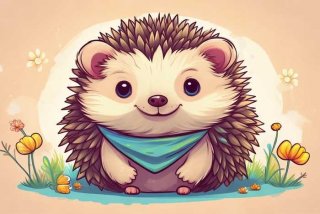 宠物刺猬图片、宠物刺猬图片卡通