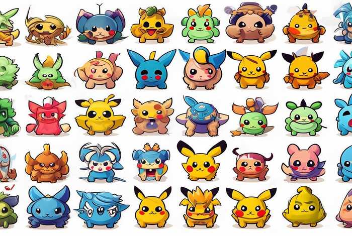 宠物小精灵图片绘画大全（宠物小精灵图片绘画大全简单）