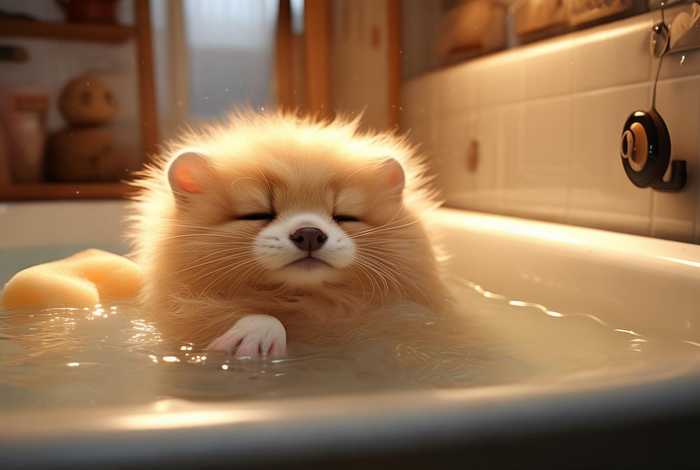 宠物貂洗澡（宠物貂洗澡水温多少）