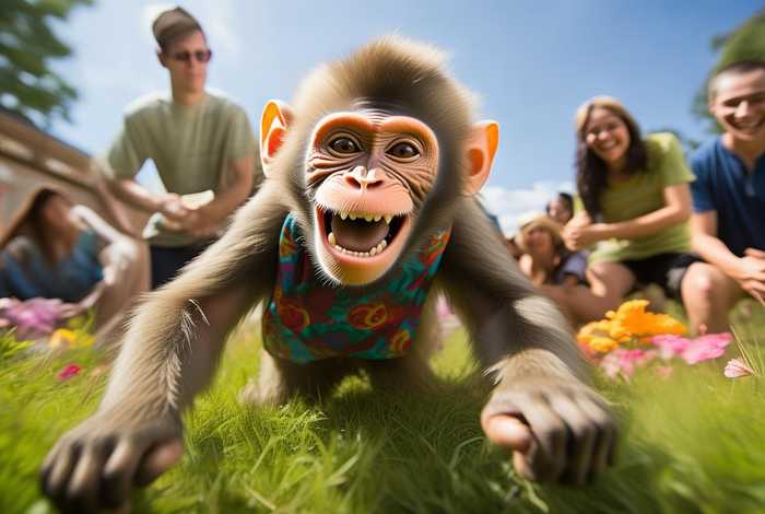 宠物猴子搞笑 - 宠物猴子搞笑段子