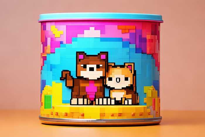 宠物罐头图片、宠物罐头图片 像素风