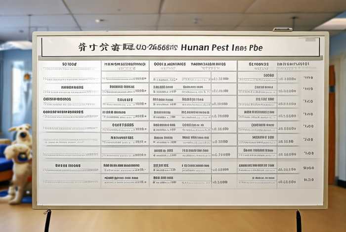 武汉宠物医院收费价目表；武汉宠物医院收费价目表查询