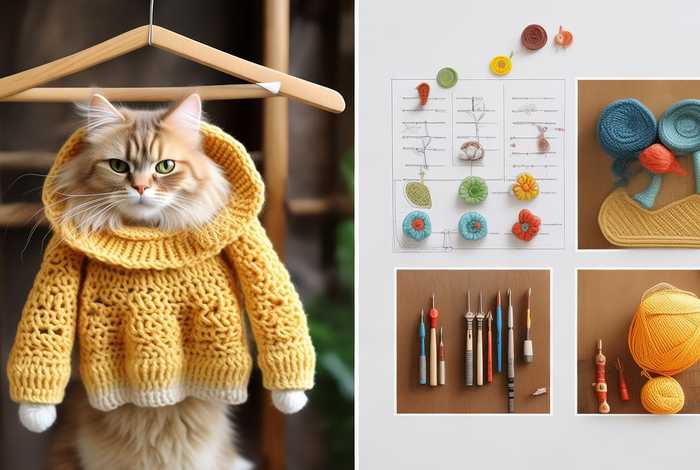 宠物猫咪衣服钩针教程；宠物猫咪衣服钩针教程图解