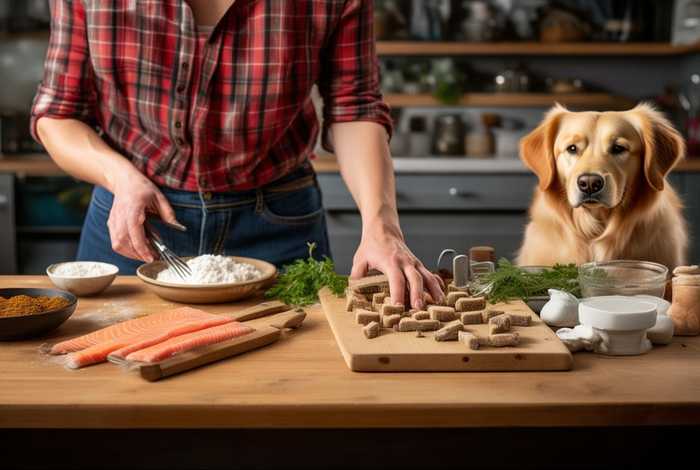 宠物零食自制；宠物零食自制三文鱼块