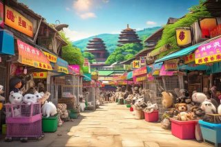 图片宠物市场地址，宠物市场照片