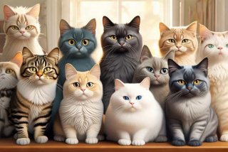 宠物猫品种大全；英国宠物猫品种大全