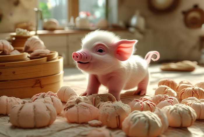 宠物猪包子、宠物包子的做法视频
