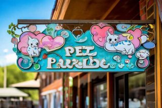 宠物店招图片 宠物店招牌设计图片