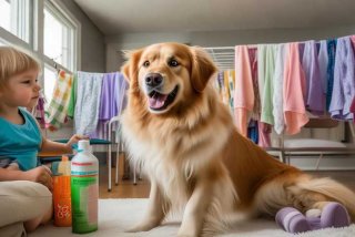 宠物沐浴露可以洗人的衣服吗；宠物沐浴露可以洗人的衣服吗视频