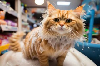 附近宠物店猫咪 附近宠物店猫咪洗澡