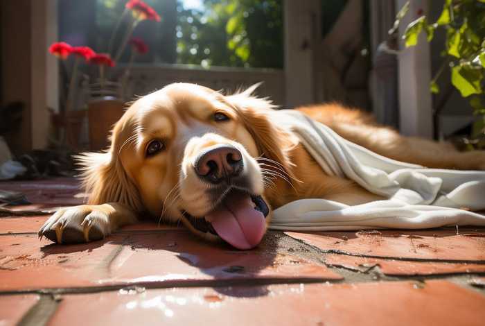 狗狗热死了,我很后悔，狗被热死了很难受