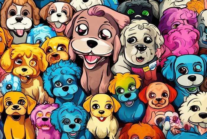 宠物狗品种图片大全 可爱卡通（宠物狗品种图片大全 可爱卡通图）