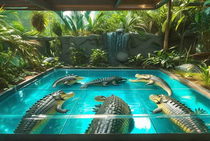 宠物鳄鱼开箱视频大全；宠物鳄鱼开箱视频大全图片