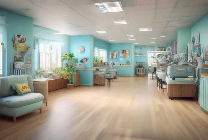 宠物美容店装修风格效果图；宠物美容店装修风格效果图大全