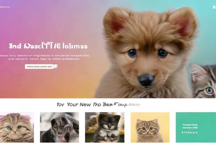 宠物领养网站页面设计；宠物领养网站页面设计怎么做