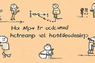 处理人际关系方法的简笔画；处理人际关系方法的简笔画怎么画