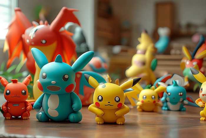宠物小精灵摆件，宝可梦系列宠物小精灵摆件