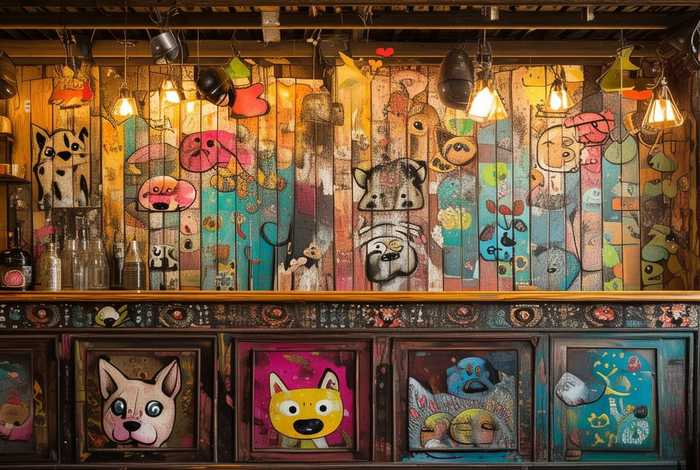 宠物吧台背景墙设计,宠物吧台背景墙设计效果图 宠物吧台背景墙设计,宠物吧台背景墙设计效果图