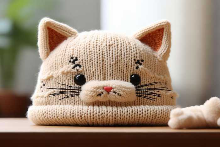 宠物小猫毛线帽子编织教程、猫咪毛线帽子编织教程 宠物小猫毛线帽子编织教程、猫咪毛线帽子编织教程