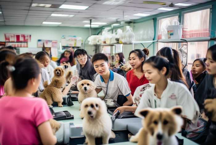成都ngkc宠物美容学校；成都宠物美容师学校