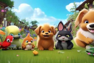 宠物种类卡通，宠物种类卡通图片