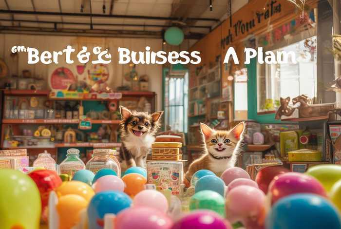 宠物蛋糕店计划书封面图片；宠物店模板计划书