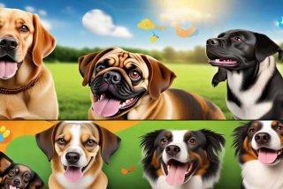 宠物狗的种类的宣传海报 宠物狗的种类的宣传海报怎么画