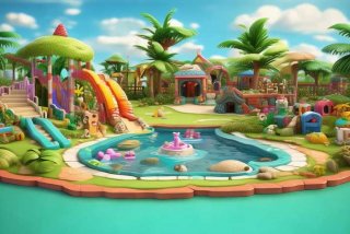 宠物乐园设计效果图平面图，宠物乐园设计效果图平面图大全