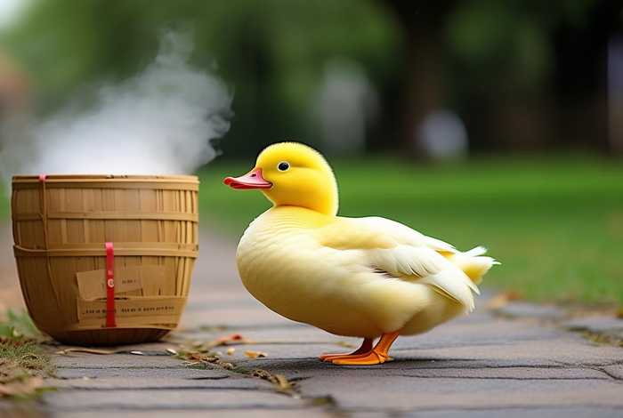 宠物鸭散步差点成老鸭煲（宠物鸭吧）