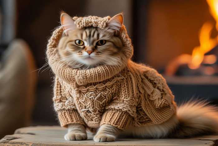 宠物猫咪衣服秋冬款针织；宠物猫咪衣服秋冬款针织教程