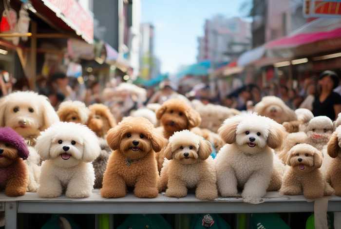 宠物狗交易市场泰迪犬；宠物市场泰迪的价格