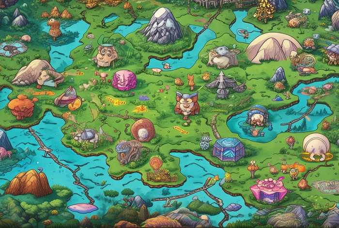 洛克王国稀有宠物分布图 - 洛克王国稀有宠物分布图片