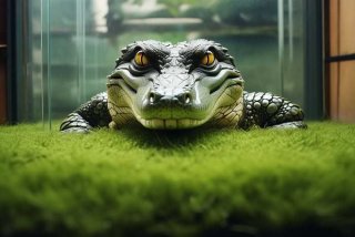 宠物鳄鱼咬人吗；宠物鳄鱼咬人吗图片