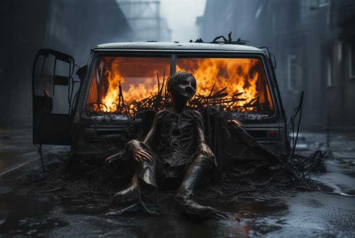 宠物火化车烧小孩（宠物火化车烧小孩的视频）