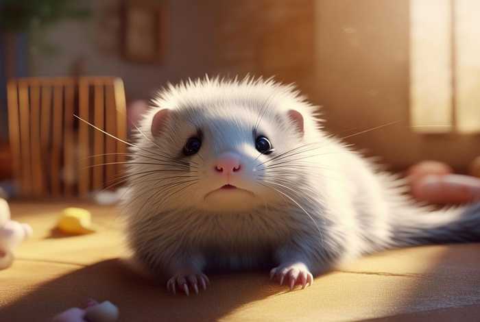宠物雪貂图片；宠物雪貂介绍及图片