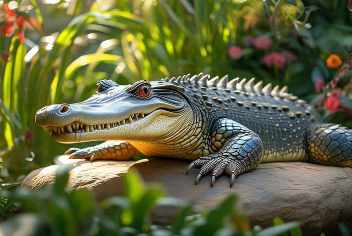宠物鳄鱼能长多大，宠物鳄鱼能长多大图片