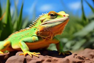 宠物蜥蜴鬃狮蜥（鬃狮蜥蜴宠物名字）