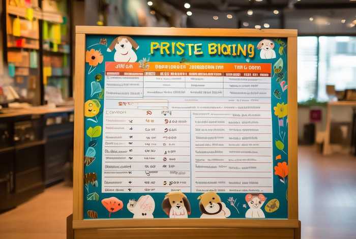 宠物店宠物寄养价目表、宠物店宠物寄养价目表怎么写