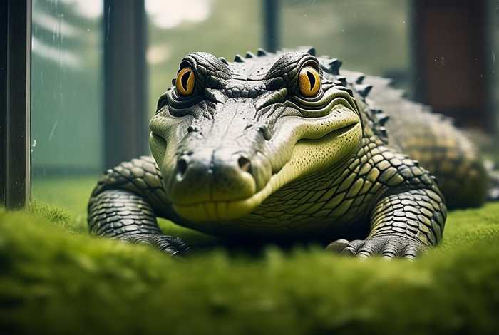 宠物鳄鱼咬人吗；宠物鳄鱼咬人吗图片